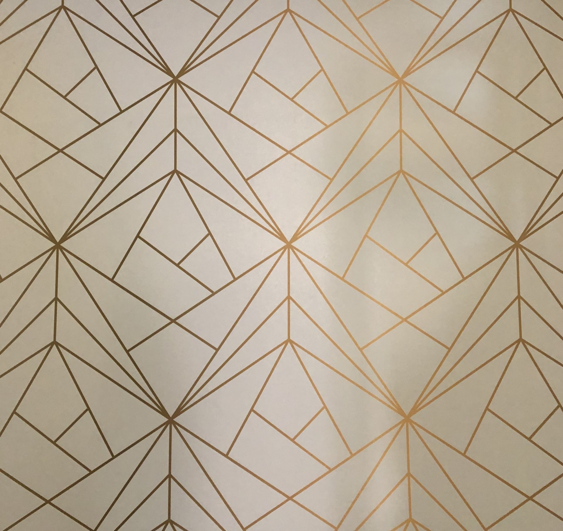 White and gold backdrop
